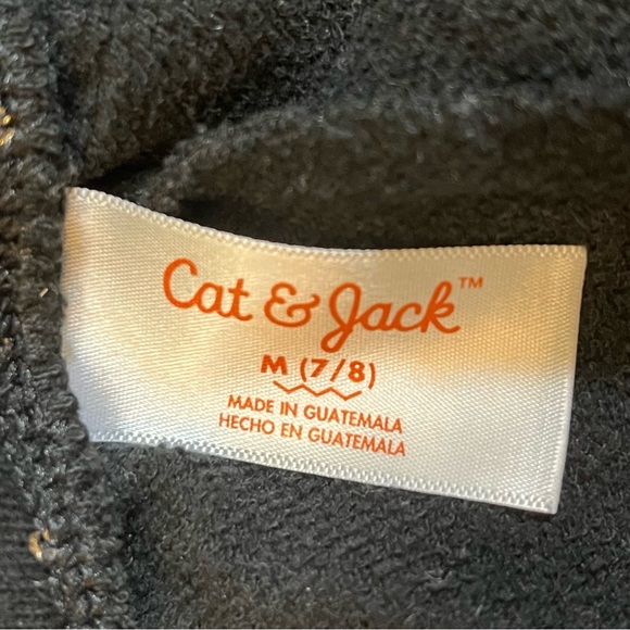 Cat & Jack Two Pair Dressier Sweatpants Black & Gold 7/8 - Picture 9 of 9